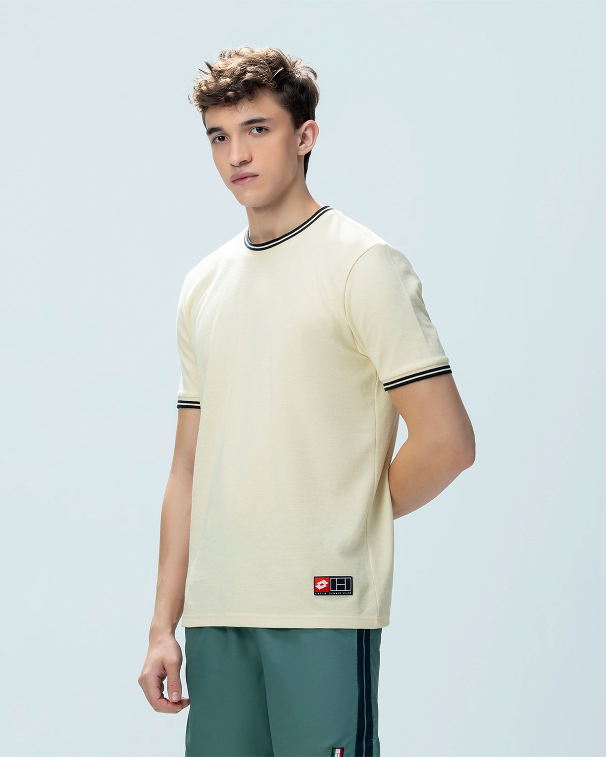 Courtline Tee - Asparagus Green