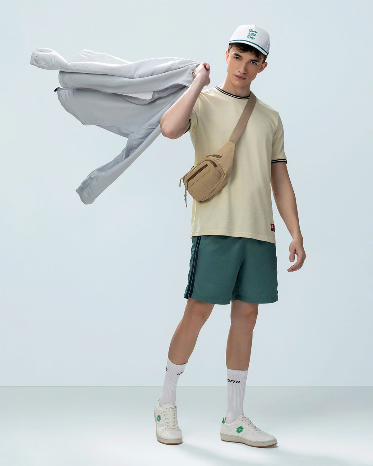 Courtline Tee - Asparagus Green