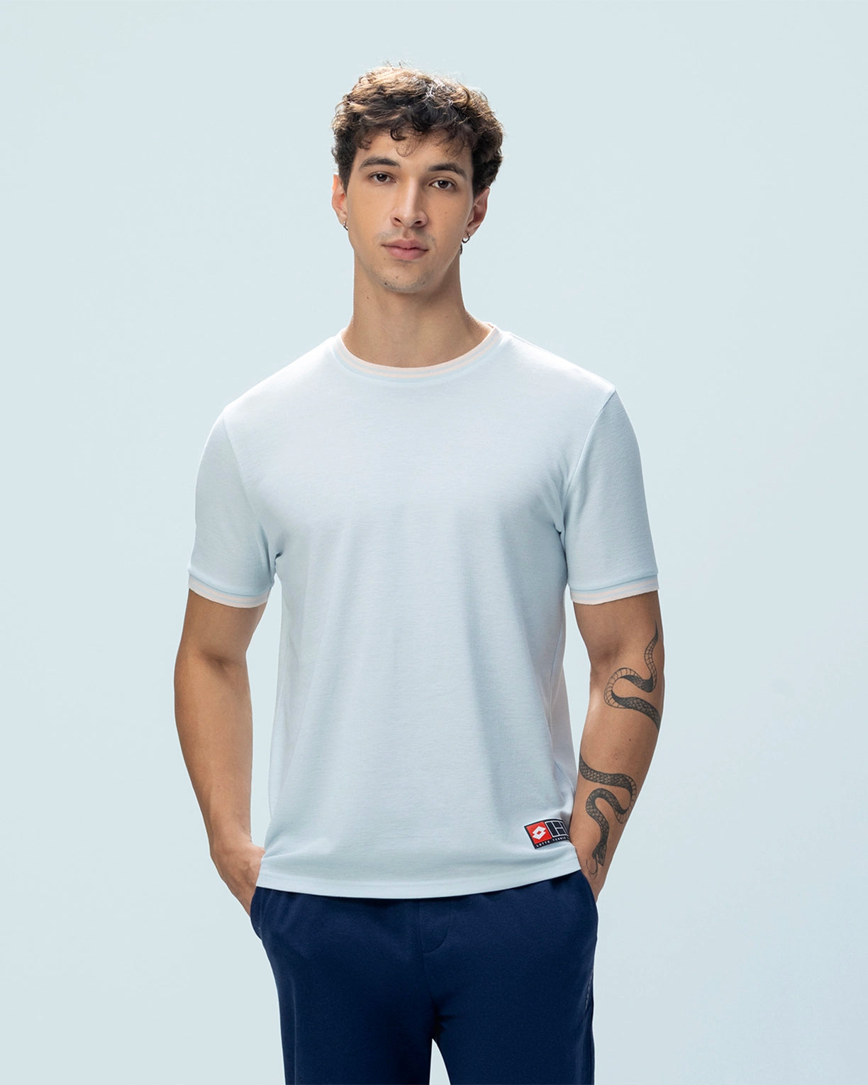 Courtline Tee - Ballad Blue