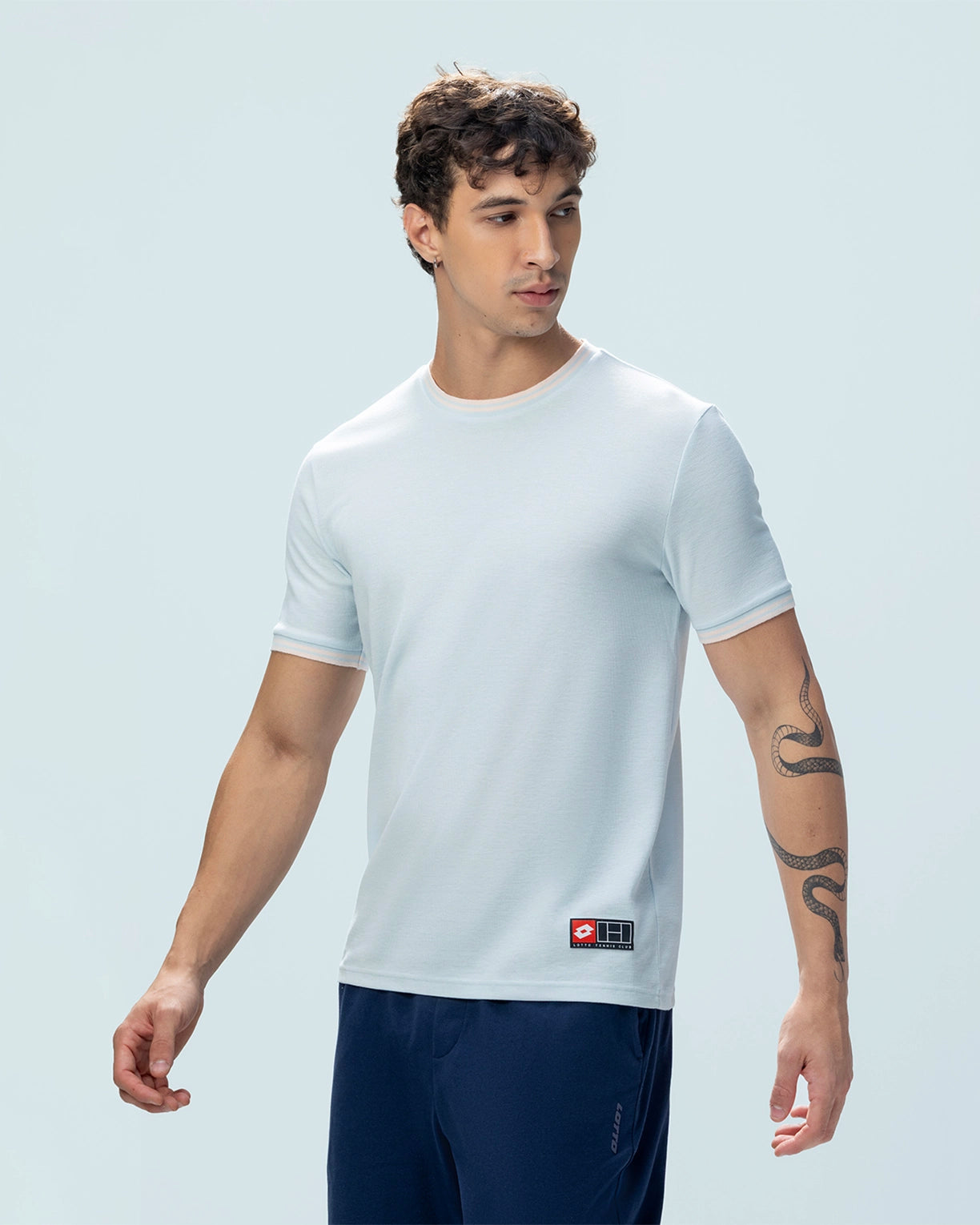 Courtline Tee - Ballad Blue