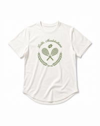 Women Lotto Courtline Flocked Tee - Star White T-shirts 1