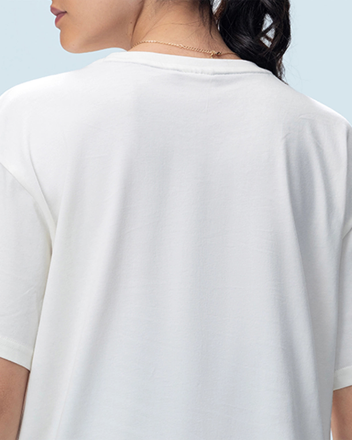 Courtline Flocked Tee - Star White
