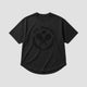 Courtline Flocked Tee - Black Beauty