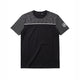 Courtline Checkered Colour Block Tee - Black Beauty