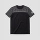 Courtline Checkered Colour Block Tee - Black Beauty