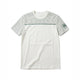 Courtline Checkered Colour Block Tee - Star White