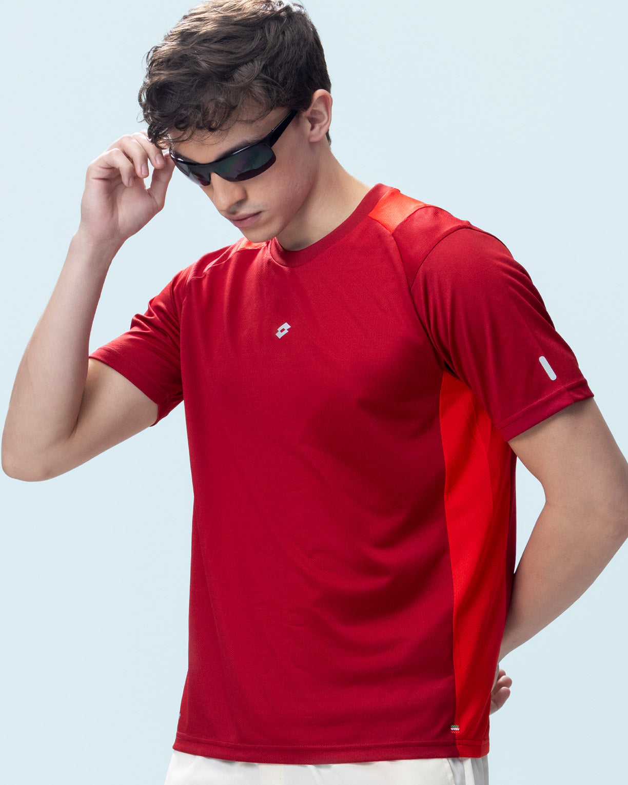 Play Power Tee - Red Dahlia