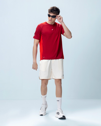 Men Lotto Play Power Tee - Red Dahlia T-shirts