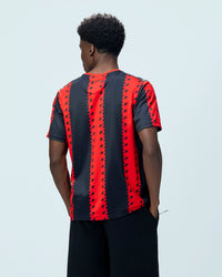 Men Lotto Kickoff Team Jersey - Black & Red T-shirts 1