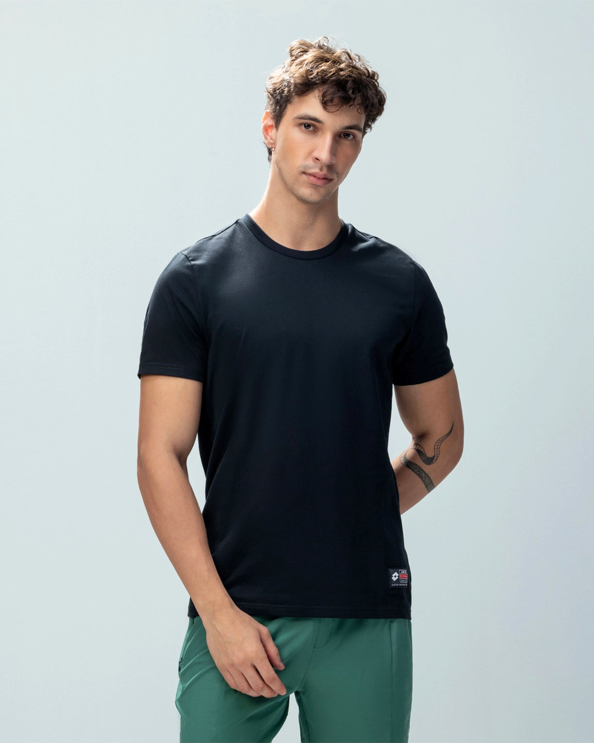 Lotto Patch Tee - Black Beauty