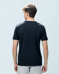 Men Lotto Print Tee - Black Beauty T-shirts 1