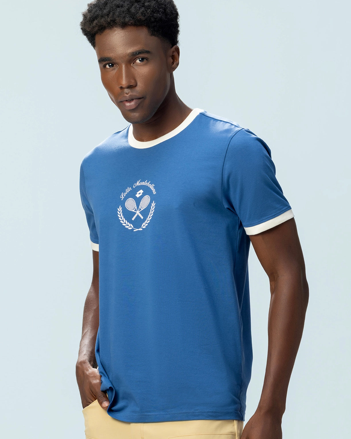 Print Tee - True Navy