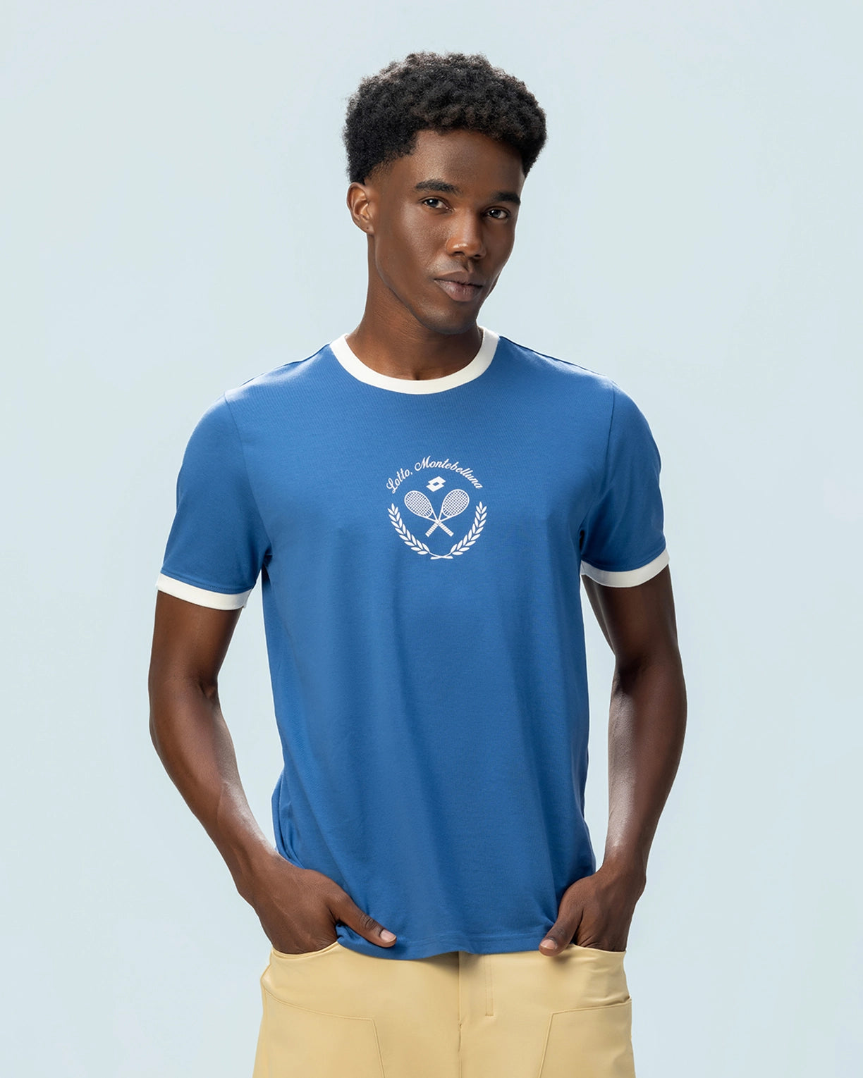 Print Tee - True Navy