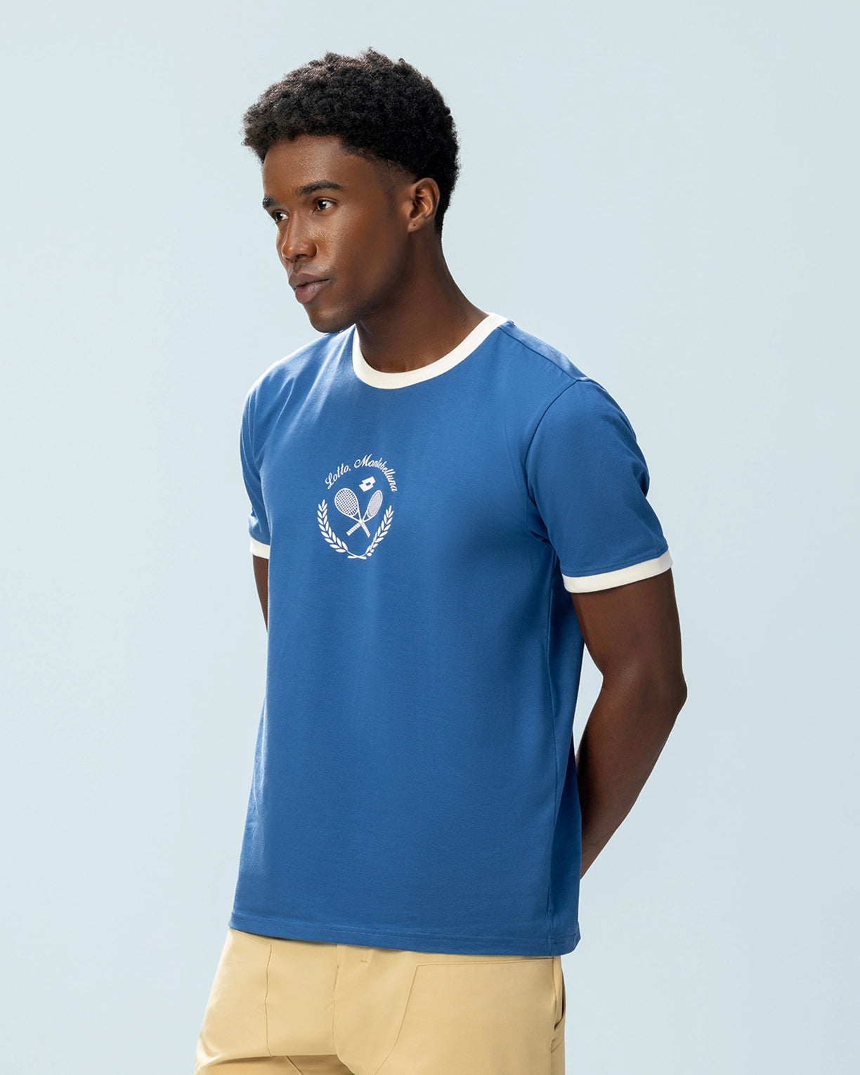 Print Tee - True Navy