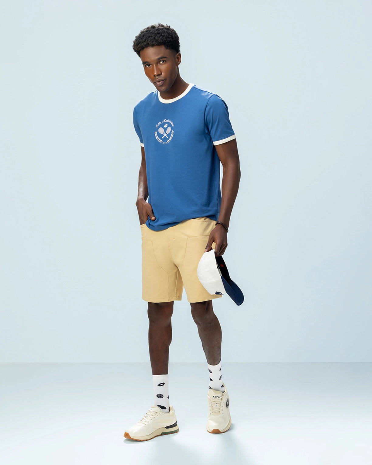 Print Tee - True Navy