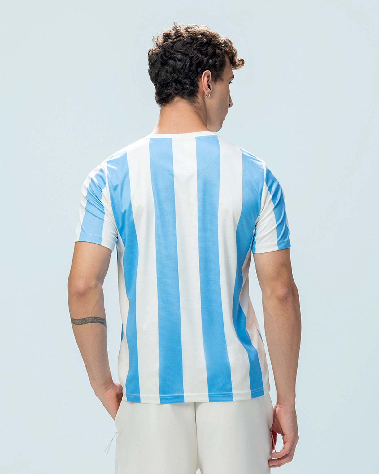 Strip Tee - Little Boy Blue