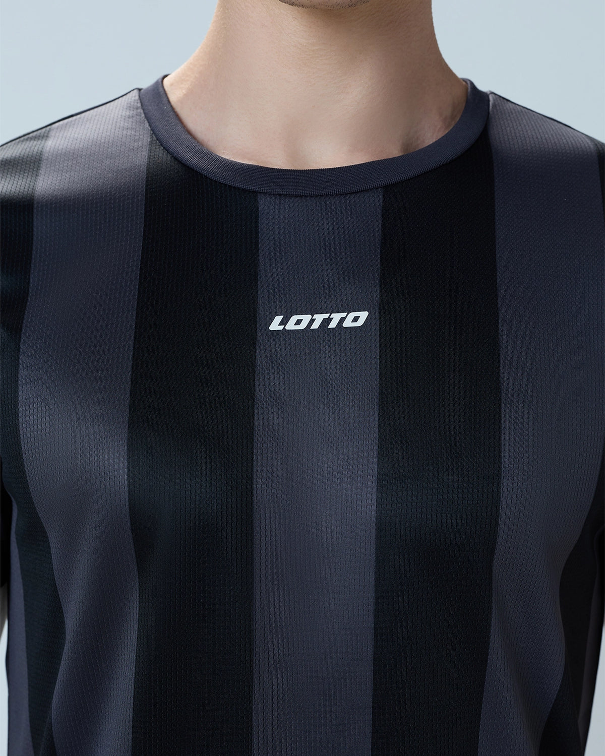 Strip Tee - Jet Black