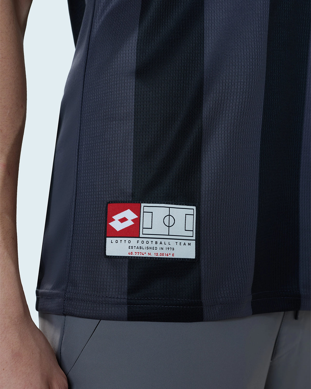 Strip Tee - Jet Black