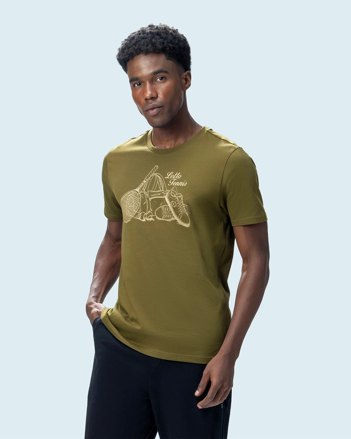 Graphic Tee - Dark Olive