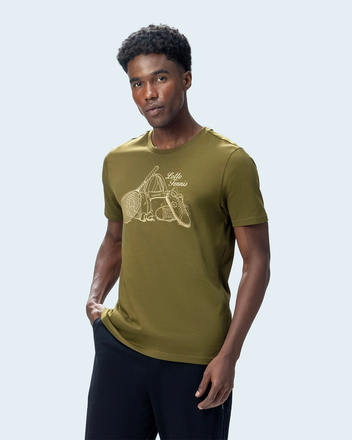 Graphic Tee - Dark Olive