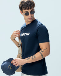 Men Lotto Essential Tee - Navy Blue T-shirts