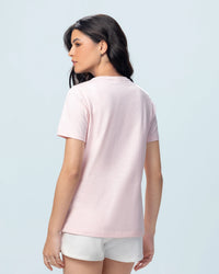 Women Lotto Italian Flag Tee - Pink T-shirts 1