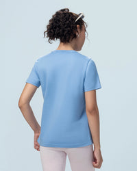 Women Lotto Italian Flag Tee - Blue T-shirts 1