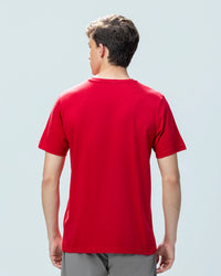 Men Lotto Italian Flag Tee - Red T-shirts 1