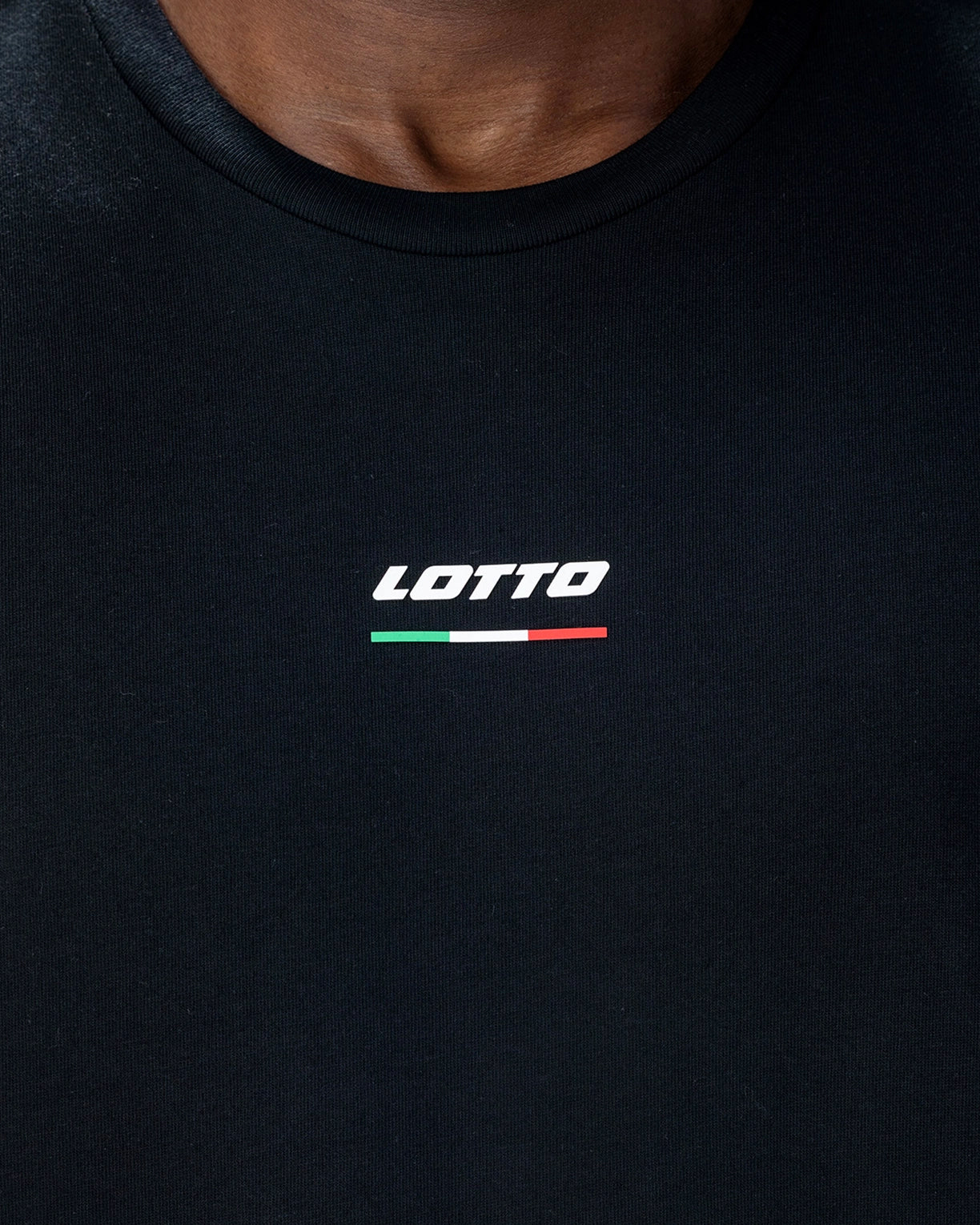 Italian Flag Tee - Black