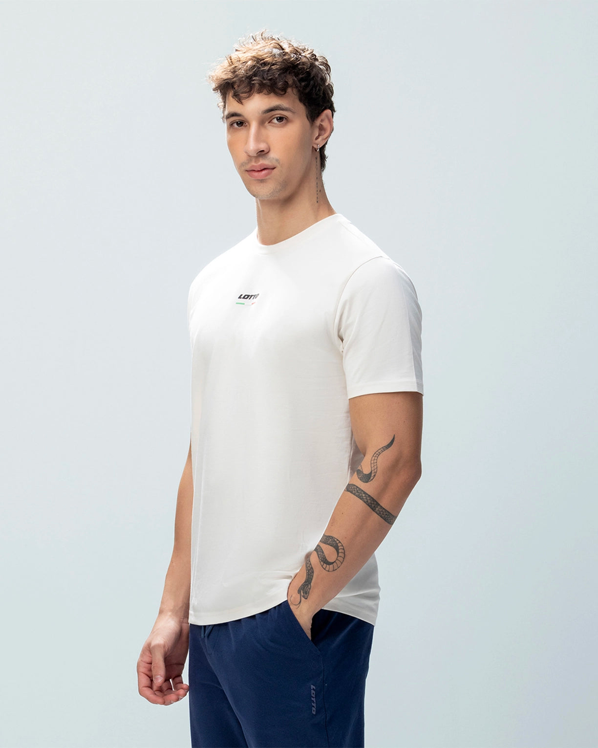 Lotto Italian Flag Tee - Sugar Swizzle