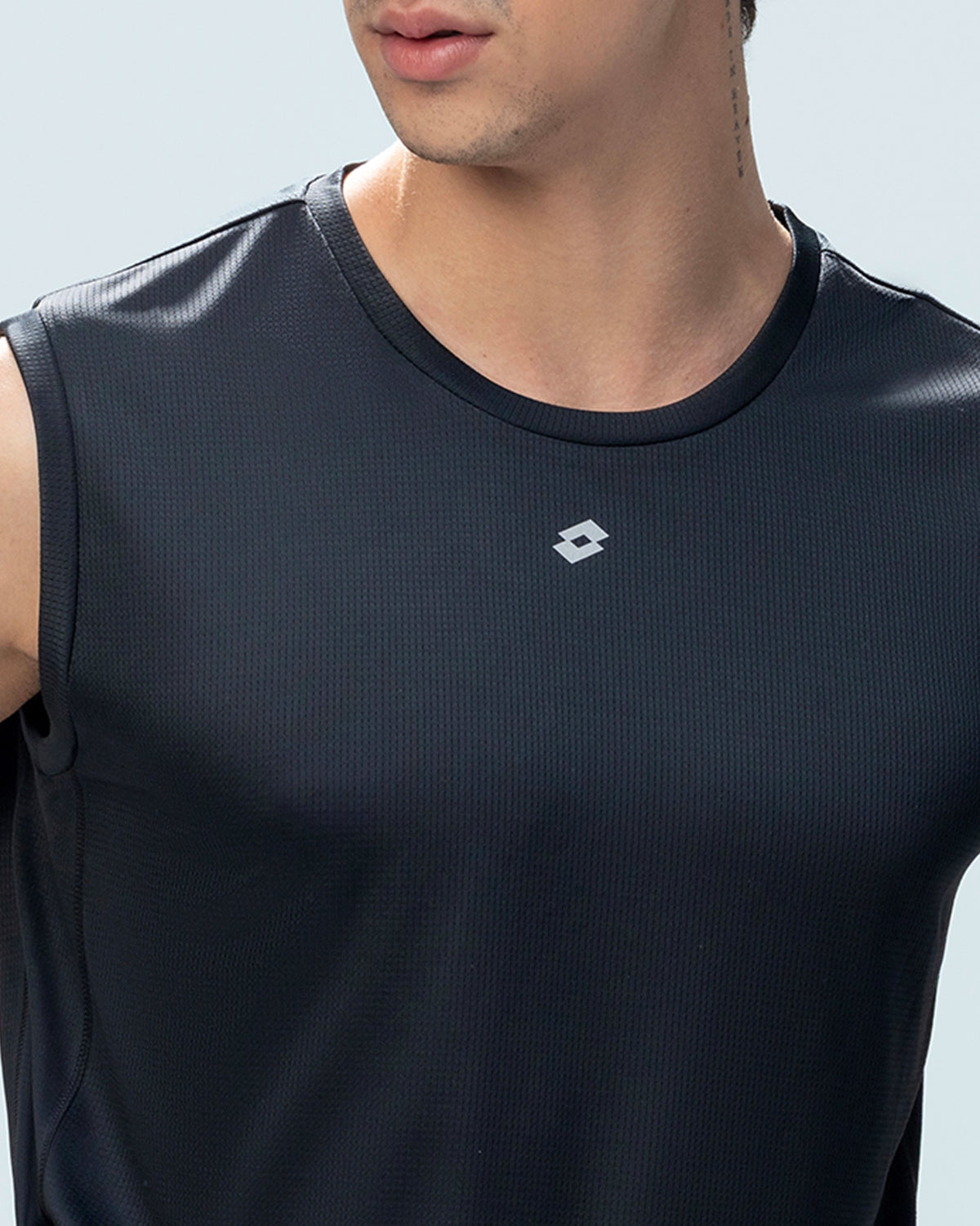 Men Lotto Play Tank Top - Black Tops3