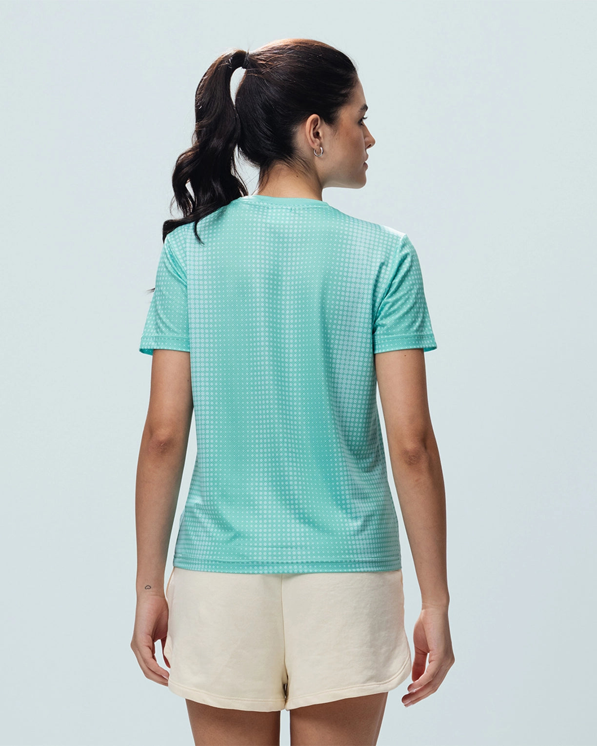 Flash Tee - Aqua Green