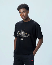 Men Lotto Ginza Tee - Black Beauty T-shirts 1
