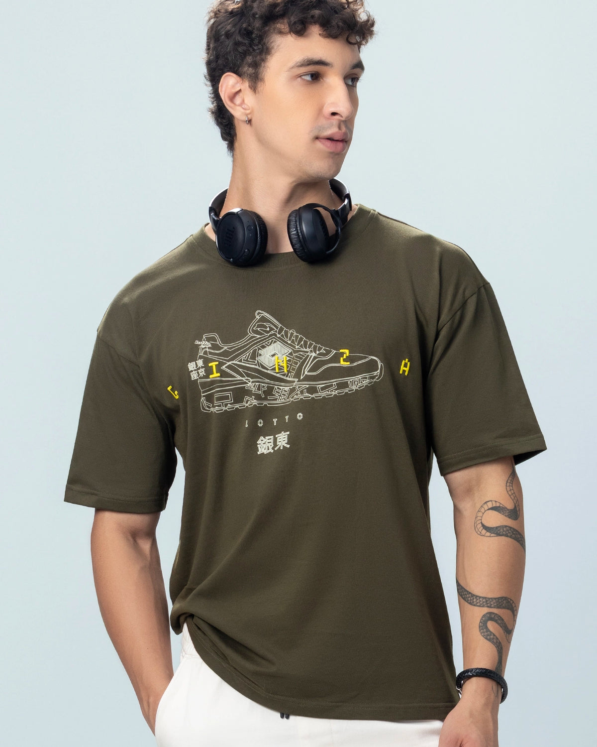 Ginza Tee - Olive
