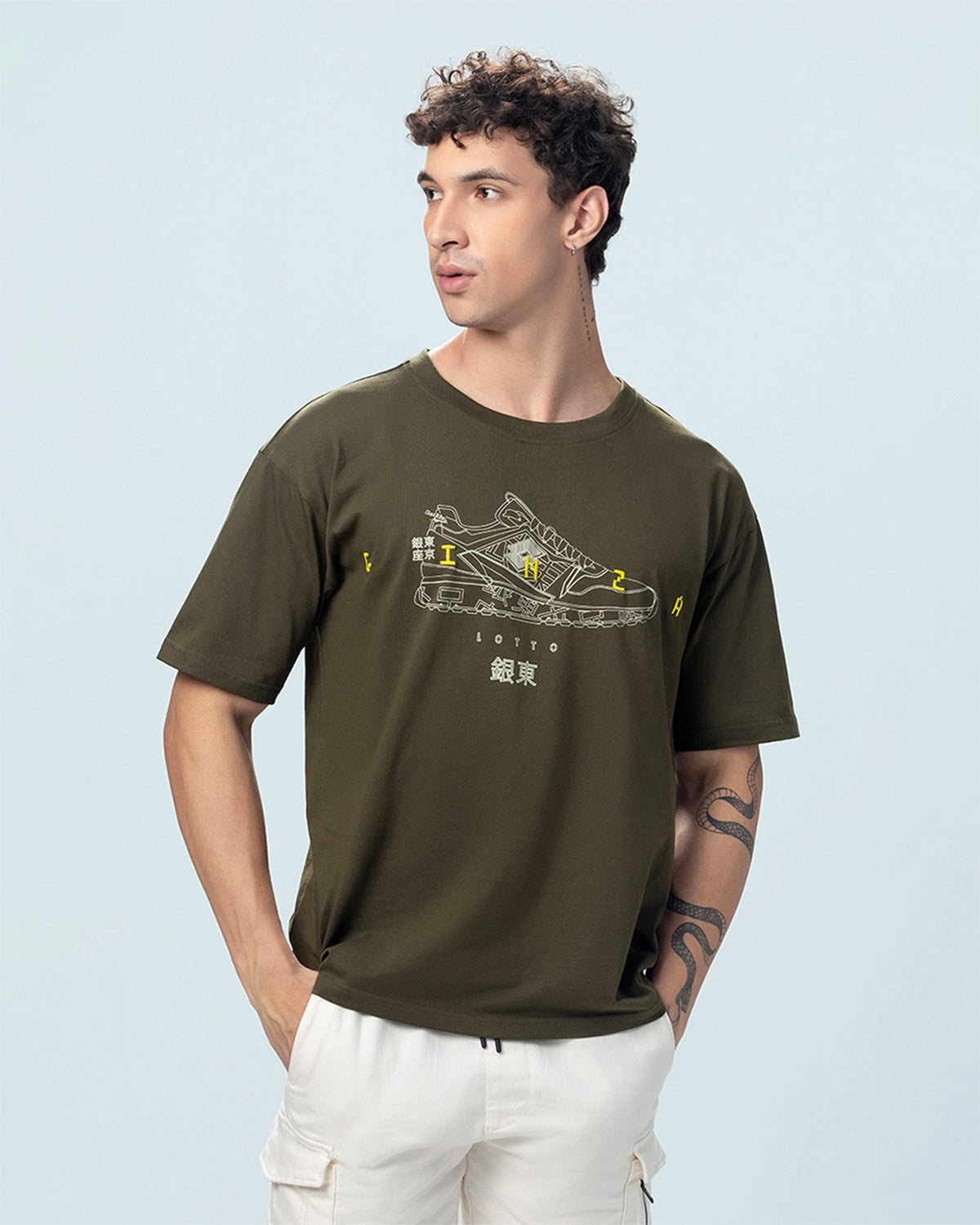 Ginza Tee - Olive