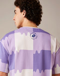 Melt Gingham Tee - Liquid Fire