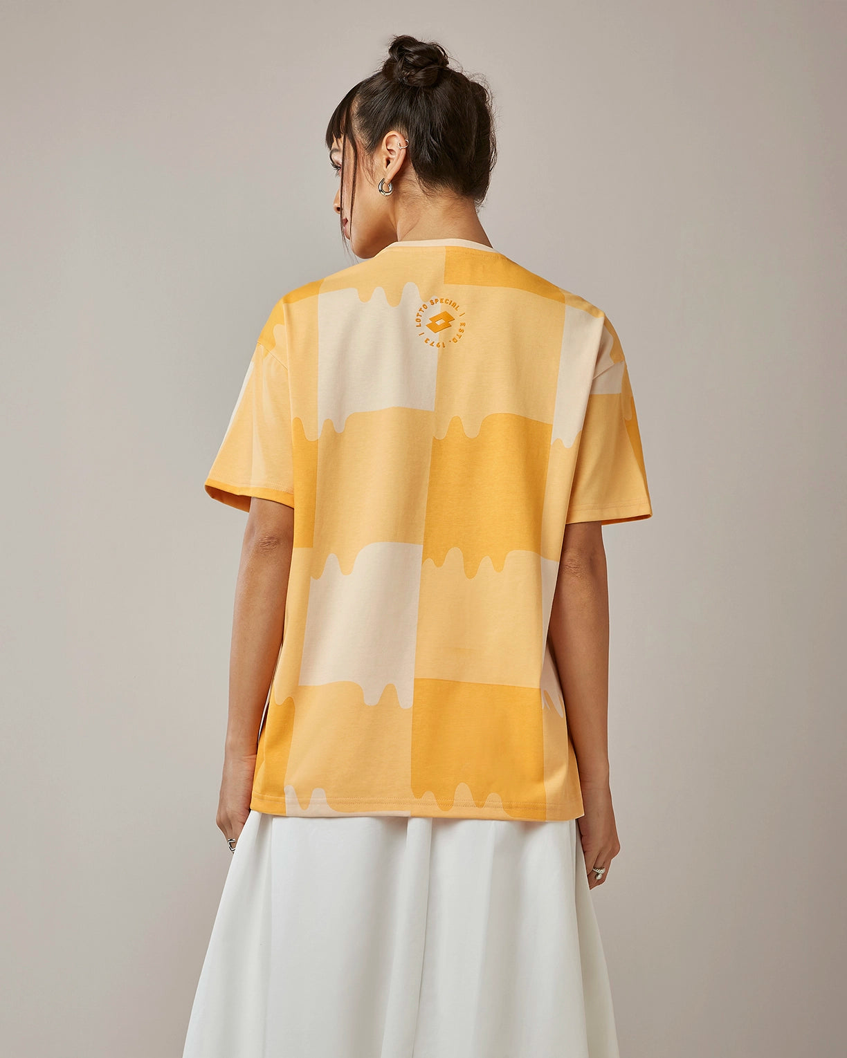 Melt Gingham Tee - Hot Sauce