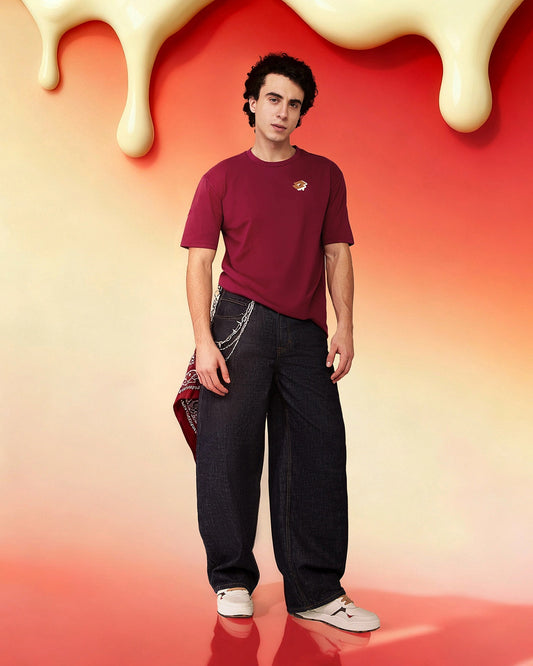 Men's Lotto Melt Crew Tee -  Heat Wave