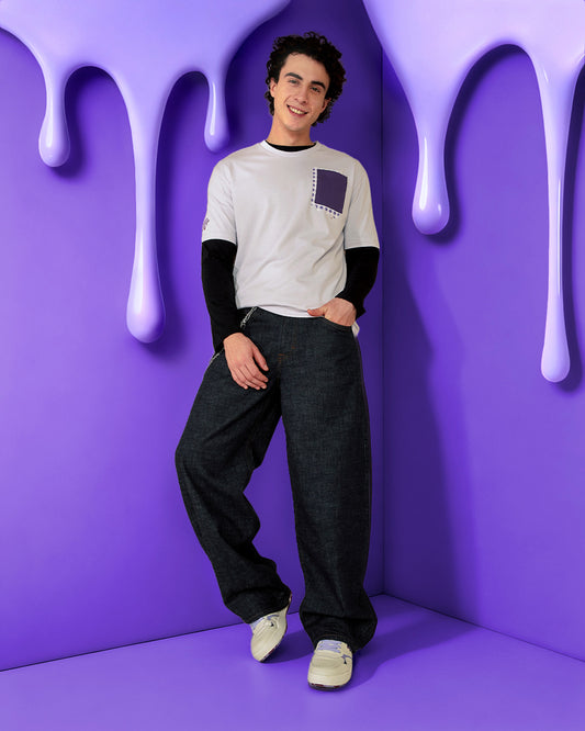 Men's Lotto Melt Pocket Tee - Liquid Fire