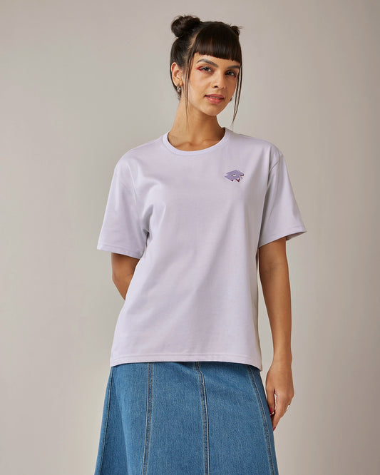 Women's Lotto Melt Crew Tee -  Liquid Fire