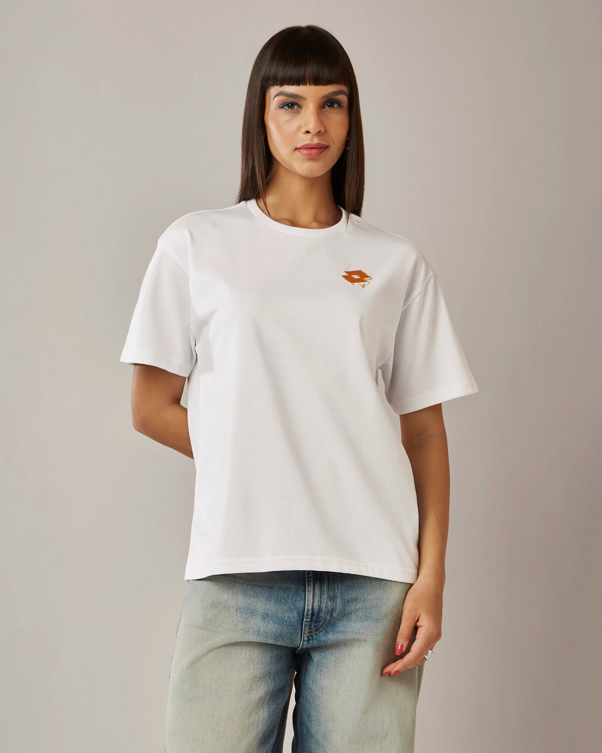 Melt Crew Tee -  Bright White-Hot Sauce