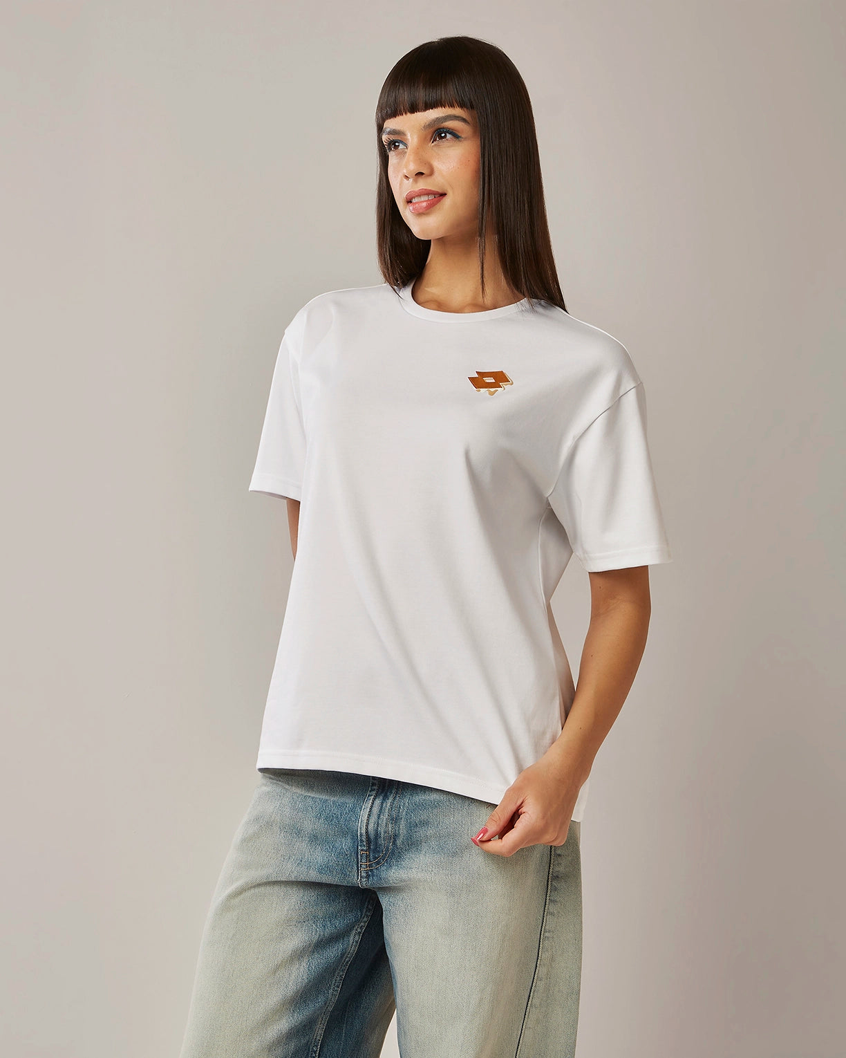 Melt Crew Tee -  Bright White-Hot Sauce