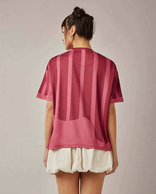 Women's Lotto Melt Baseball Jersey - Heat Wave