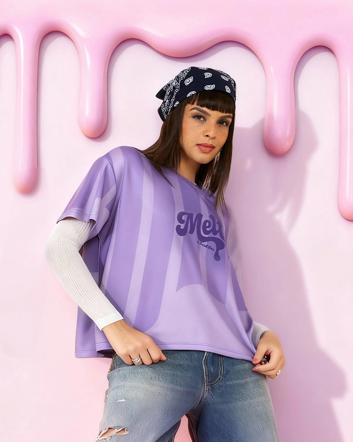 Melt Baseball Jersey - Liquid Fire