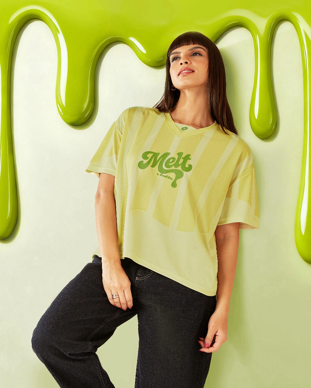 Melt Baseball Jersey - Neon Burn