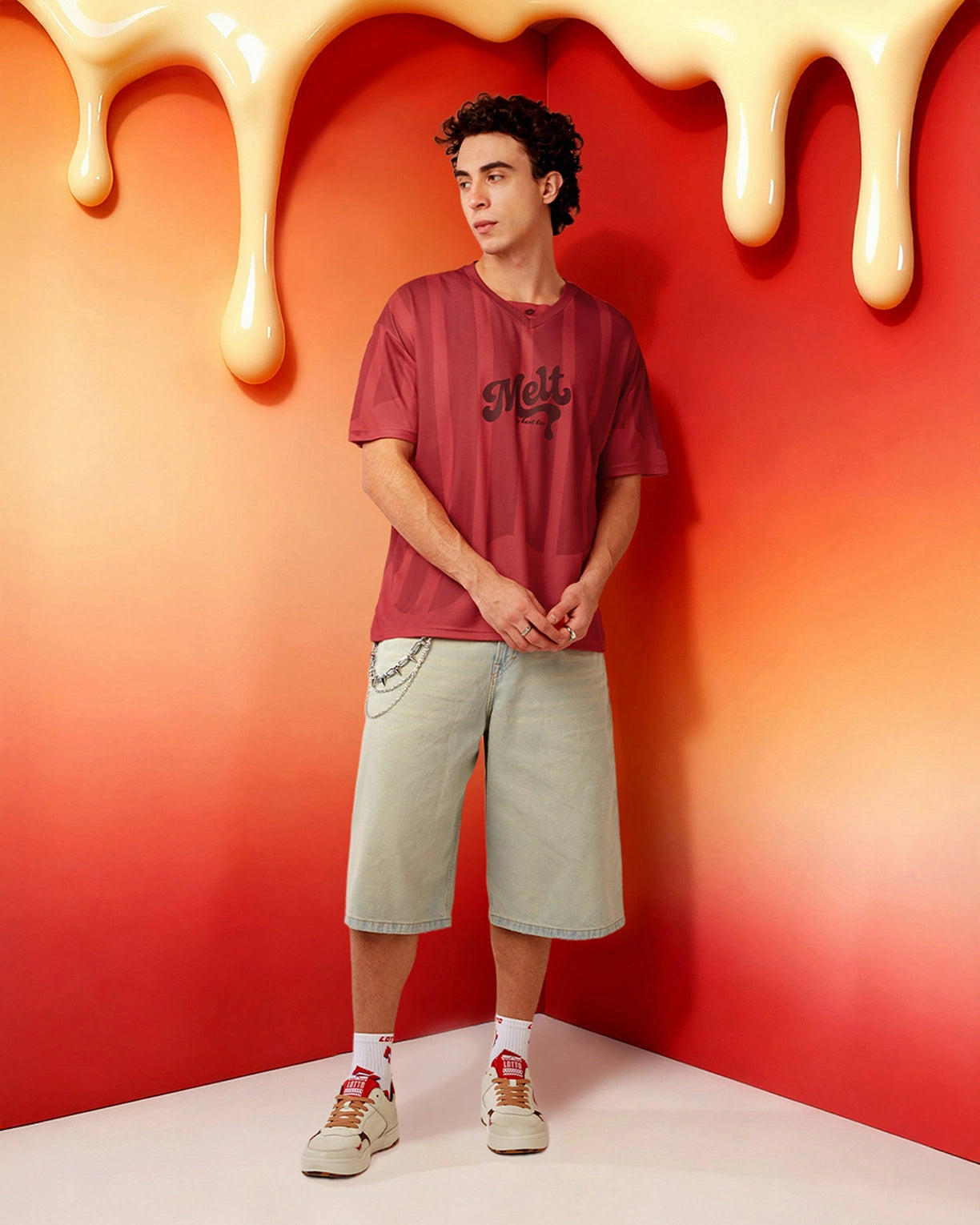 Melt Baseball Jersey - Heat Wave