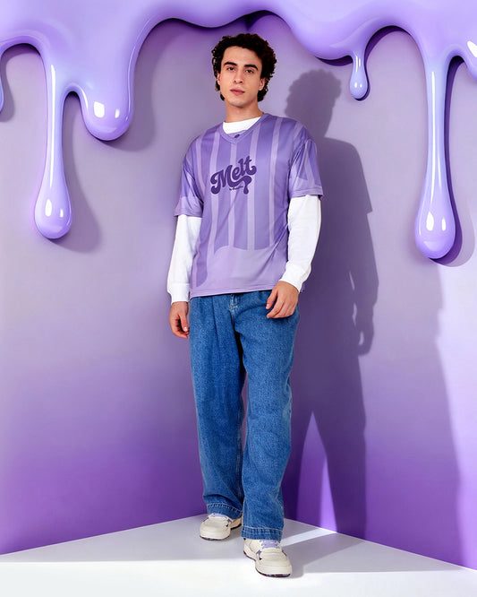 Men's Lotto Melt Baseball Jersey - Liquid Fire