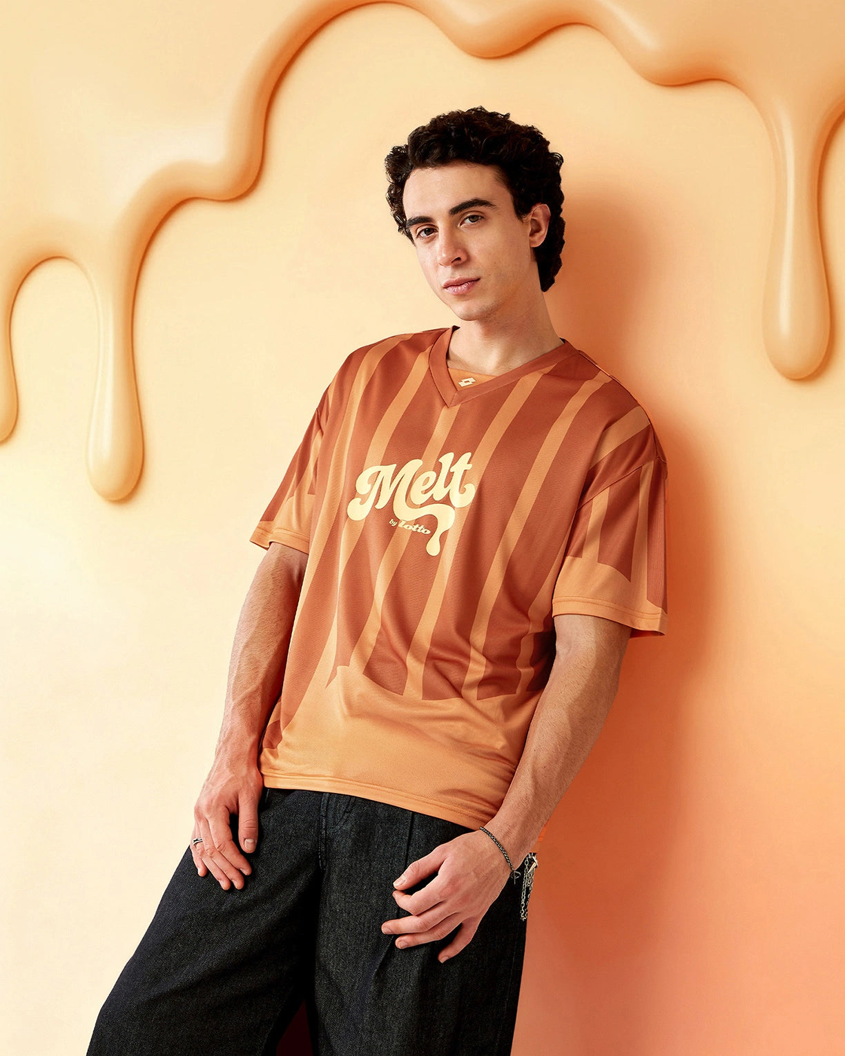 Melt Baseball Jersey - Hot Sauce