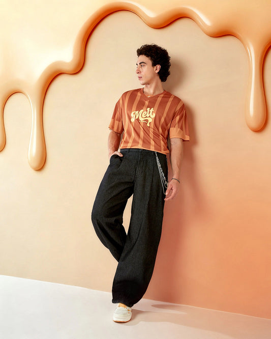 Men's Lotto Melt Baseball Jersey - Hot Sauce