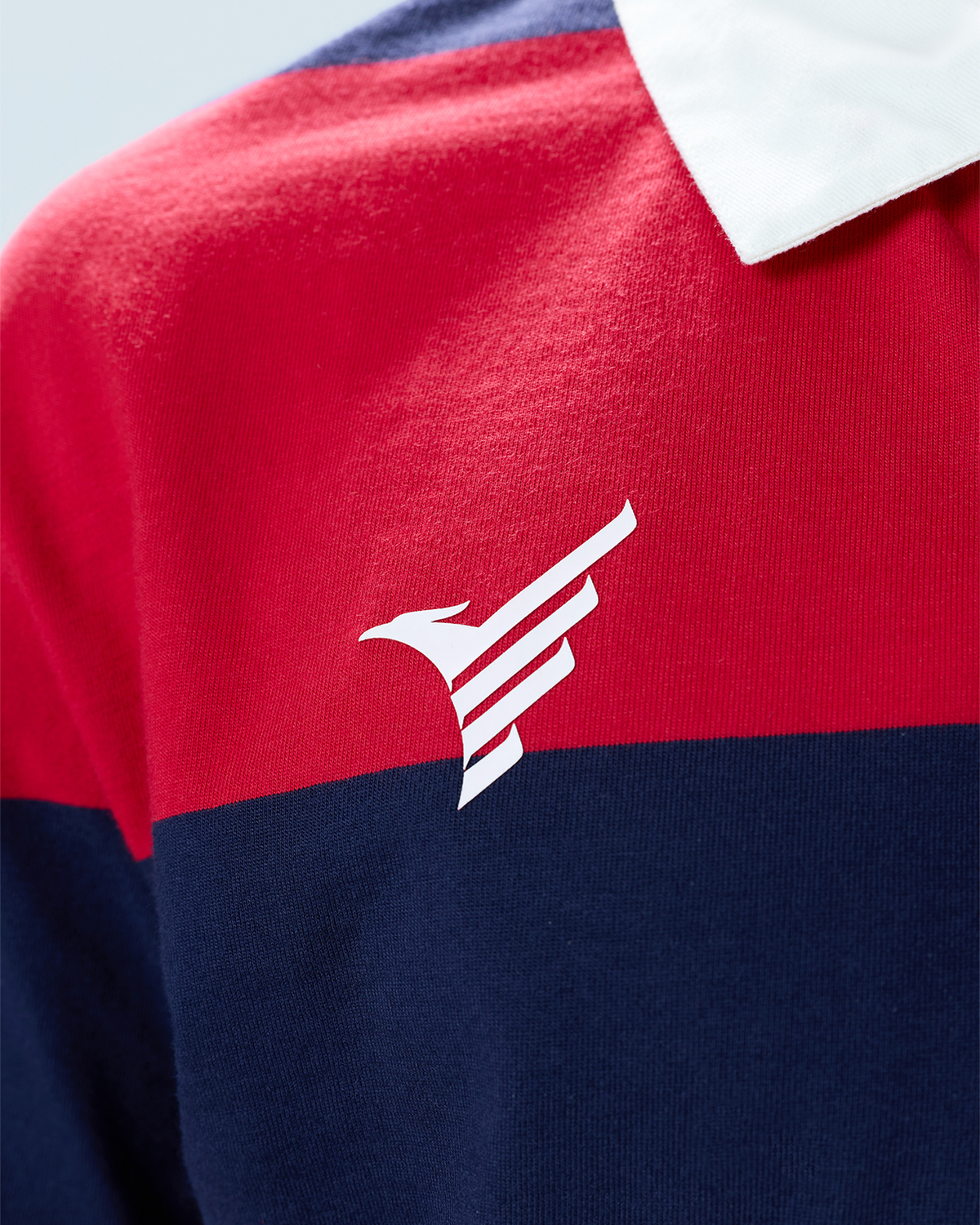 YWC League Retro Polo - Red & Blue